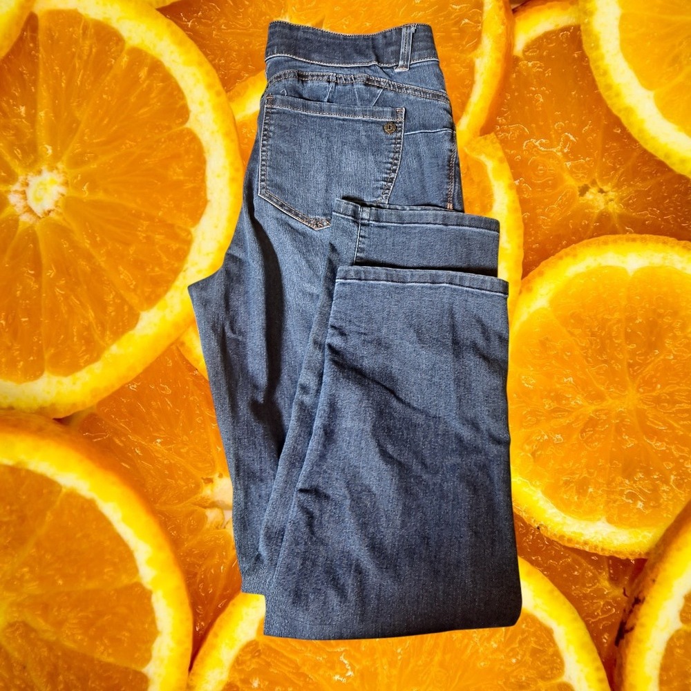 Democracy Ab Solution Jeans Denim Blue Comfort Stretch‎ Size 14